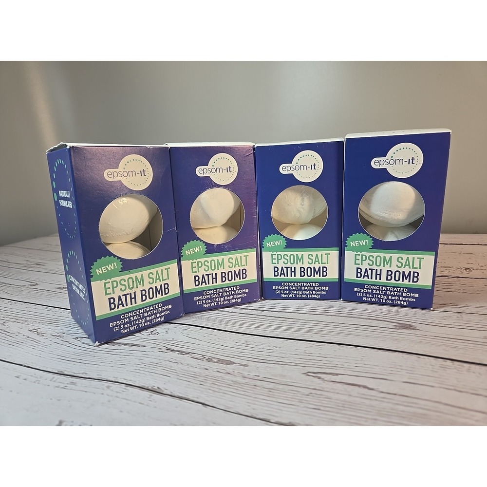 Epsom-it Bath Bomb 10 Oz **Lot of 4**